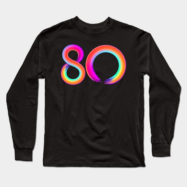 brushed 80 Long Sleeve T-Shirt by MplusC